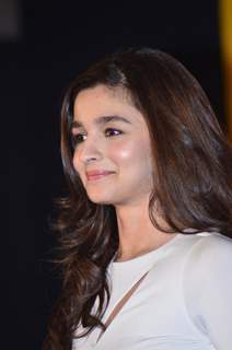 Alia Bhatt was seen at the launch of New Garnier Frutis Shampoo