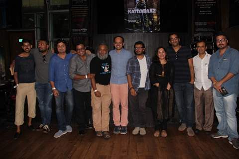 Team poses for the media at the Song Launch of Katiyabaaz