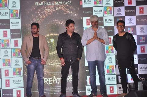 Vikram Bhatt greets the audience at the Music Launch of Creature 3D