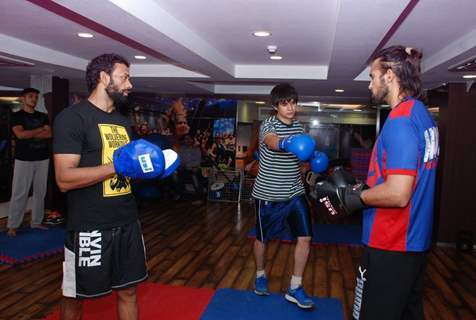 Vivaan Shah was at Gold Gym Wolverine Workout session