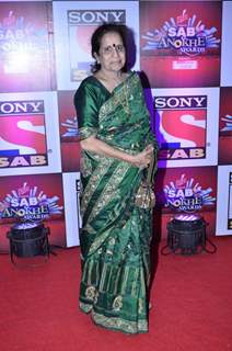 Usha Nadkarni was at SAB Ke Anokhe Awards