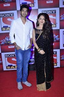 Neeraj Malviya and Puja Bose at the SAB Ke Anokhe Awards