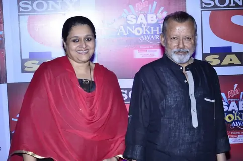 Supriya Pathak and Pankaj Kapoor at SAB Ke Anokhe Awards