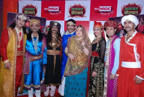 The Cast at the Launch of Big Magic's Akbar Birbal
