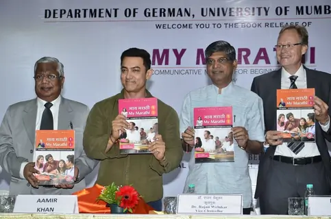 Aamir Khan at the Communicative Marathi Book Launch