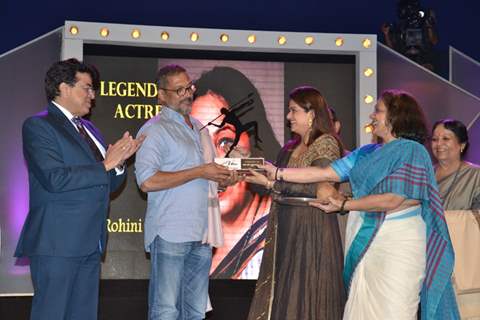 Nana Patekar felicitated at the AIM Mumbai International Short Film Festival - 2014