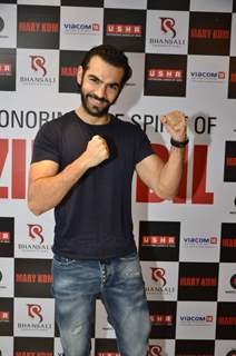 Karan V Grover was at the Music Launch of Mary Kom