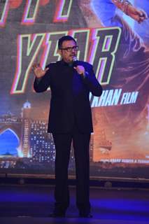 Boman Irani addresses the Trailer Launch of Happy New Year