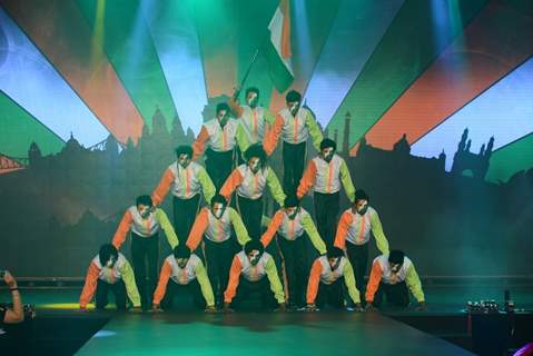 Dancers perform at the Trailer Launch of Happy New Year