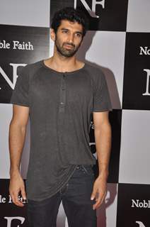 Aditya Roy Kapur poses for the media at the Birthday Bash cum Launch