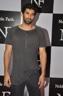 Aditya Roy Kapur poses for the media at the Birthday Bash cum Launch