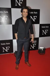 Tusshar Kapoor poses for the media at the Birthday Bash cum Launch