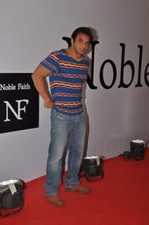 Sohail Khanposes for the media at the Birthday Bash cum Launch