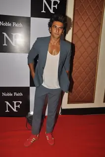 Ranveer Singh poses for the media at the Birthday Bash cum Launch