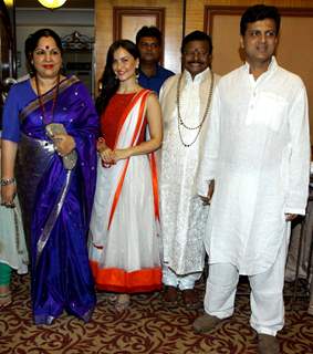 Sunanada Shetty, Elli Avram, Raghunath Mohapatra and Raajeev Walia at the Launch of National Anthem