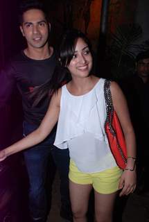 Varun Dhawan and Yami Gautam were at the Wrap Up Party of Badlapur