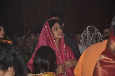 Shilpa Shetty seeks blessings from Lord Krishna at the Isckon Temple on Janmashtami
