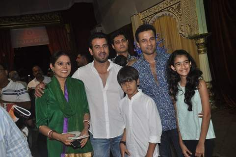 Rohit Roy and Ronit Roy at Isckon Temple on Janmashtami