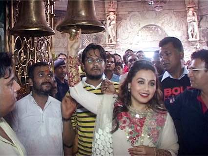 Rani Mukherjee Visits Ambaji Temple