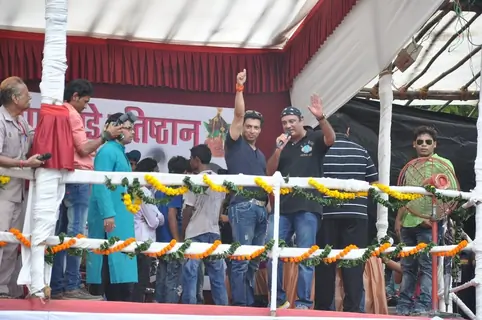 Madhur Bhandarkar was at the Dahi Handi Celebration in Mumbai