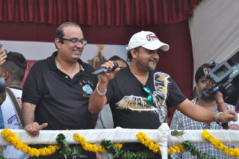 Sajid Ali at the Dahi Handi Celebration in Mumbai