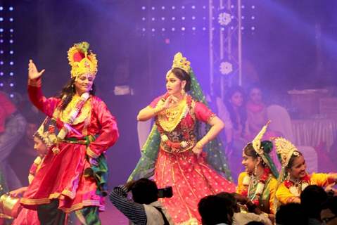 Gracy Singh performs at the Dahi Handi Celebration in Mumbai