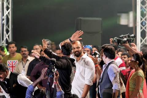 Rohit Shetty was at the Dahi Handi Celebration in Mumbai