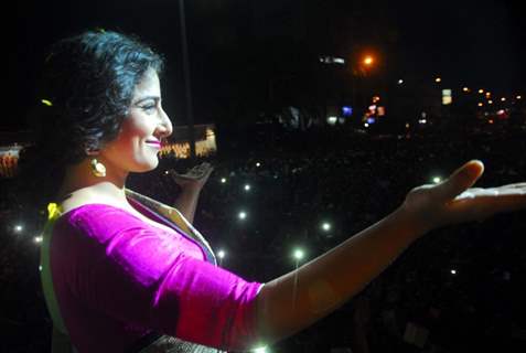 Vidya Balan was at the Dahi Handi Celebration in Mumbai