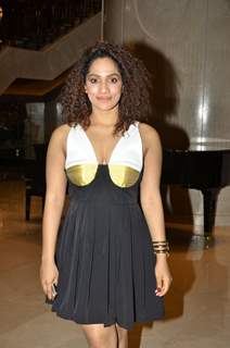 Masaba Gupta poses for the media at the Lakme Fashion Week