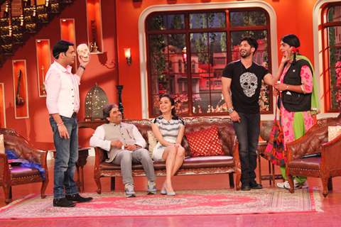 Cast of Haider on Comedy Nights With Kapil