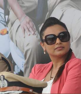 Rani Mukherjee snapped at the Felicitation ceremony of Mumbai Police