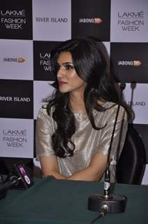 Kriti Sanon was at Lakme Fashion Week Winter/ Festive 2014 Day 2