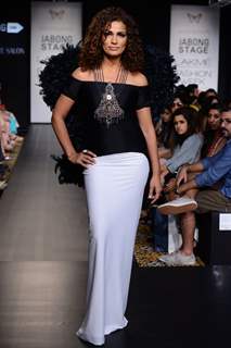 Kamal walks the ramp for Social Butterfly at the Lakme Fashion Week Winter/ Festive 2014 Day 2
