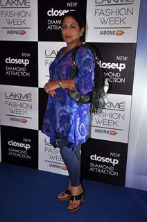 Anju Mahendroo at the Lakme Fashion Week Winter/ Festive 2014 Day 2