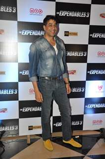 Rajat Bedi poses for the media at the Premier of The Expendables 3