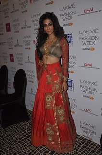 Chitrangda Singh at the Lakme Fashion Week Winter/ Festive 2014 Day 3