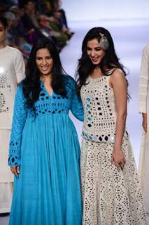 Sonal Chauhan walks the ramp at the Lakme Fashion Week Winter/ Festive 2014 Day 3