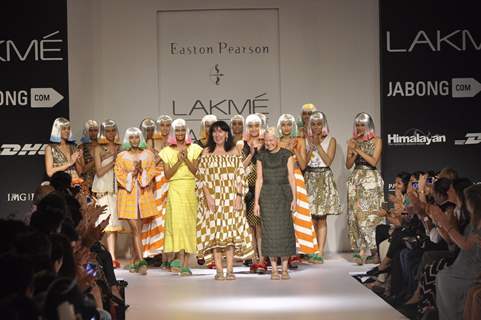 Easton Pearson showcase their collection at the Lakme Fashion Week Winter/ Festive 2014 Day 4