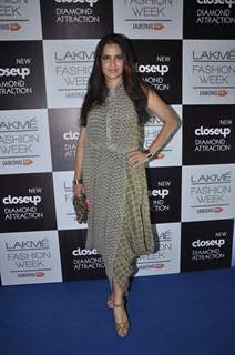 Sona Mohapatra at the Lakme Fashion Week Winter/ Festive 2014 Day 4