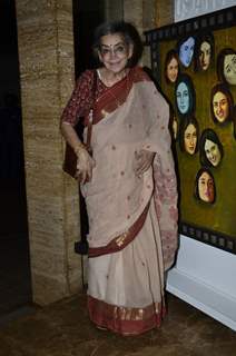 Lalita Lazmi was snapped at the Exhibition of Vintage Film items