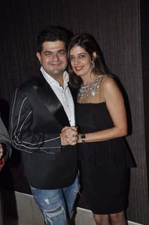 Dabboo Ratnani with his wife at the Lakme Fashion Week Winter/ Festive 2014 Day 5