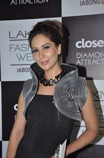 Kim Sharma was seen at the Lakme Fashion Week Winter/ Festive 2014 Day 5