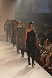 DRVV's show at the Lakme Fashion Week Winter/ Festive 2014 Day 5