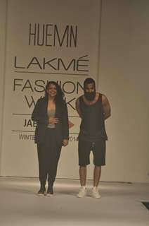 Huemn's show at the Lakme Fashion Week Winter/ Festive 2014 Day 5