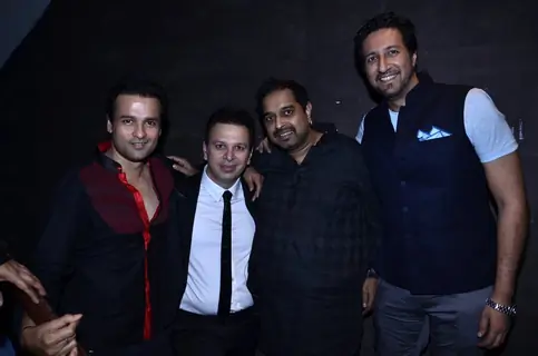 Rohit Roy, Roshan Abbas, Shankar Mahadevan and Sulaiman Merchant at Shaan's Live Concert