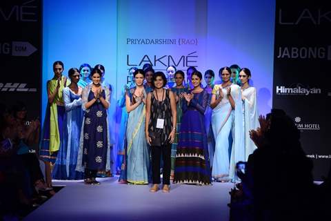 Priyadarshini Rao showcases her collection at the Lakme Fashion Week Winter/ Festive 2014 Day 6