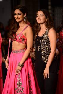 Ileana D'Cruz with Arpita Mehta at the Lakme Fashion Week Winter/ Festive 2014 Day 6