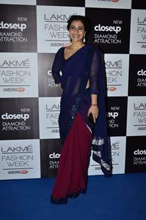 Kajol at the Lakme Fashion Week Winter/ Festive 2014 Day 6