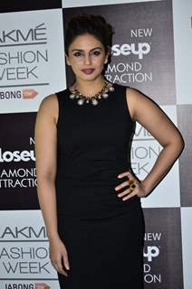 Huma Qureshi at the Lakme Fashion Week Winter/ Festive 2014 Day 6