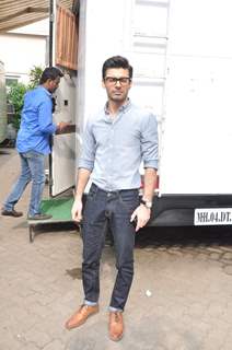 Fawad Khan was at the Promotions of Khoobsurat on Captain Tiao